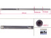 Steering rack shaft with (HPS) BMW X6 E71 08-14, BMW X5 E70 07-13
