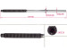 Steering rack shaft with (HPS) Ford Fusion 02-12, Ford Fiesta 02-09, Mazda 2 03-07