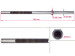 Steering rack shaft with (HPS) 