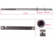 Steering rack shaft with (HPS)