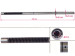 Steering rack shaft with (HPS)