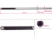 Steering rack shaft with (HPS)