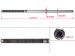 Steering rack shaft with (HPS) Iveco Daily E1 90-96, Iveco Daily E2 96-99