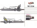 Power steering rack Nissan Vanette C23 91-01