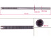 Steering rack shaft with (HPS) BMW 5 F10-18 10-17, BMW 7 F01-F04 08-15