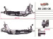 Power steering rack Subaru Legacy 03-09