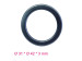 O-ring uszczelnienia techniczne  d1 31 x42 S3 Opel Omega B 93-03