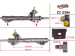 Power steering rack Fiat Ulysse 02-10, Peugeot 807 02-14, Citroen C8 02-14
