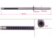 Steering rack shaft with (HPS)