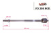 Tie rod Ford Connect 02-13, Ford Focus I 98-04