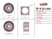 Rotor, stator and power steering pump plates