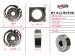 Rotor, stator and power steering pump plates Hyundai Sonata NF 04-09, Hyundai Tucson 04-09, Kia Sportage 04-10