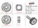 Rotor, stator and power steering pump plates Renault Master II 97-10, Fiat Doblo 00-09, Nissan Interstar 01-10