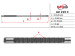 Steering rack shaft with (HPS) Audi A6 97-04
