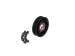 Pulley kit for air conditioning compressor