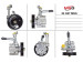 Power steering pump Nissan Cabstar 06-13, Nissan Pathfinder R51 04-14, Nissan Navara 05-15