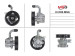 Power steering pump Hyundai Elantra XD 00-06, Kia Magentis 05-10, Kia Carens 06-12