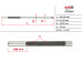 Steering rack shaft with (HPS) Volvo XC90 02-16, Volvo V70 00-07, Volvo S60 00-09