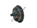 Pulley kit for air conditioning compressor DENSO 7SEU17C VW Phaeton 02-16, VW Touareg 02-10, VW Transporter T5 03-15