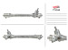 Steering rack without power steering Toyota Avensis 09-18, Toyota Prius 09-17, Lexus CT 200h 10-22