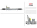 Power steering rack Volvo S80 98-05, Volvo V70 00-07, Volvo S60 00-09