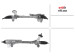 Steering rack without power steering Hyundai Palisade 19-