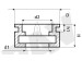 Sealing bush 20,80/16,90/25,20*10,80/16,50 type 1C