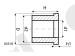 Sealing bush 41,20/46,30/51,20*1,20/2,20 type 5C 