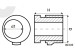 Sealing bush 25,50/38,90*29,20 type 15A