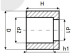 Sealing bush 25,60/28,20/36,40*26,50/32,00 type 18D 