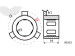 Sealing bush 27,00/35,00/36,60*5,00/25,10 type 6G