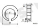 Sealing bush 26,00/36,50/39,00*2,10/10,50 type 12A