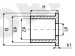 Sealing bush 19,50/27,00/32,7/36,40*3,00/25,00 type 18E 