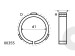 Sealing bush 29,00/40,00/41,00*1,80/11,80 type 10A