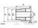 Sealing bush 28,00/33,30/37,95*3,00/40,05 type 18C 