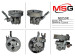 Power steering pump Nissan Pathfinder R51 04-14, Nissan Navara 05-15