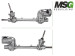 Steering rack with EPS Ford Edge 15-, Lincoln Nautilus 18-23, Lincoln MKX 15-