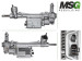Steering rack with EPS Ford Mustang 05-14