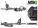 Steering rack with EPS Nissan Rogue 21-