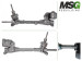 Steering rack with EPS Ford C-MAX 10-19