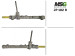Steering rack without power steering Fiat 500X 15-, Jeep Compass 16-, Jeep Renegade 14-