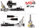 Steering rack with GUR Peugeot 4007 07-12, Mitsubishi Outlander XL 07-12, Citroen C-Crosser 07-12