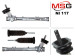 Steering rack without power steering Nissan Tiida 04-12