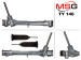 Steering rack without power steering Toyota C-HR 16-