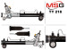 Steering rack with GUR Toyota Avalon 05-12, Toyota Camry 01-06, Lexus ES 01-06