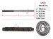 Steering rack shaft with (HPS)