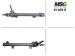 Steering rack without steering gear Kia Soul 14-19