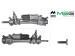 Steering rack with EPS