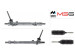 Crémaillère de direction non assistée Nissan Rogue 13-20, Nissan X-Trail T32 14-21