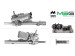 Steering rack with EPS Peugeot 207 06-15, Citroen C3 Picasso 09-17